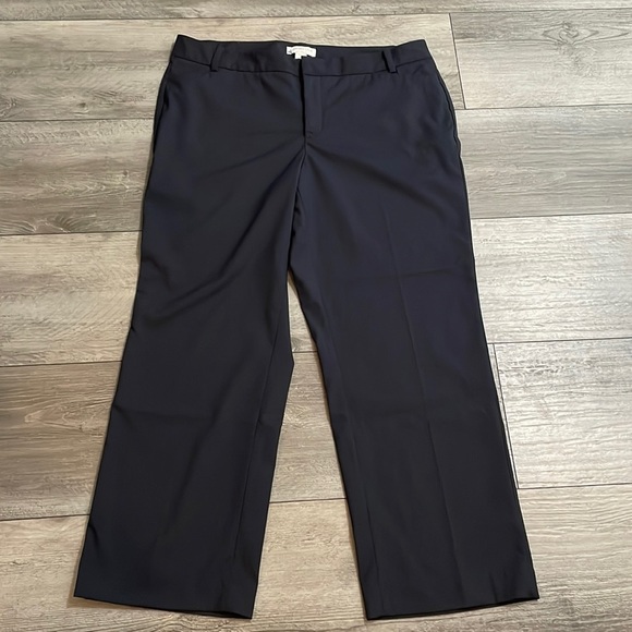 Coldwater Creek, navy slacks, size‎ 16P - Picture 1 of 6